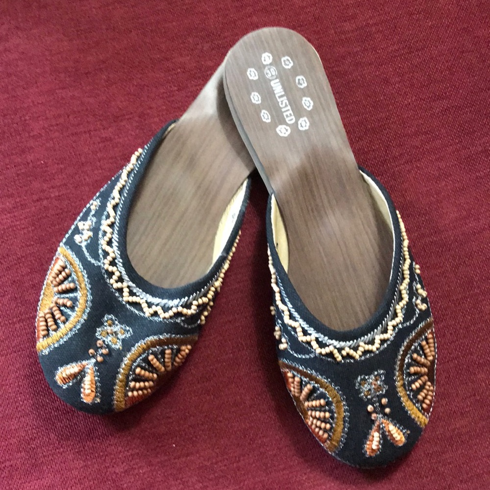 Unlisted Beaded Slippers